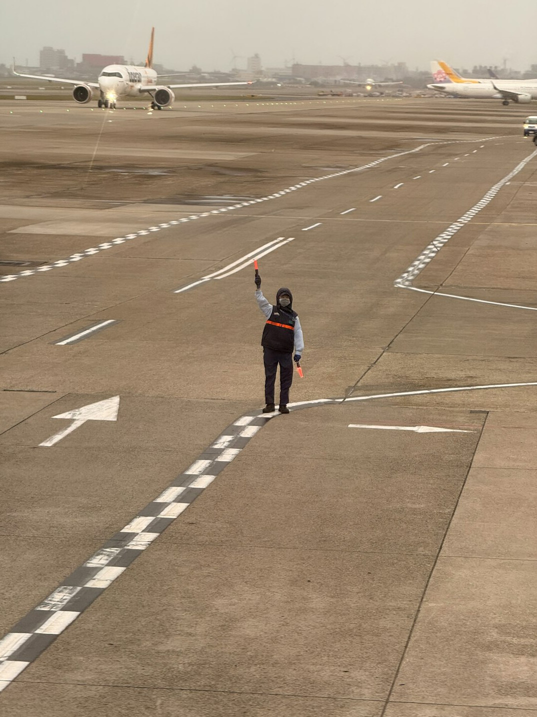 danish football legend arriving at airport