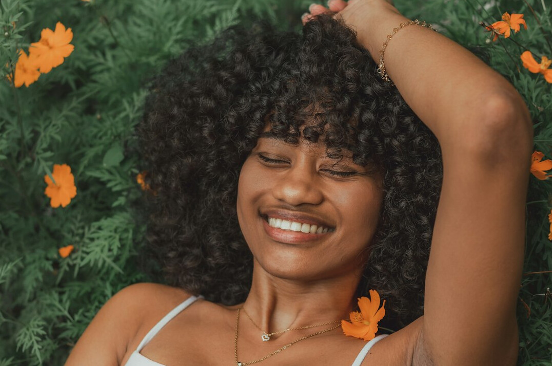woman smiling after recovery