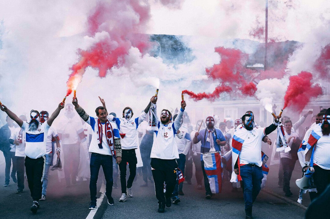 group of supporters