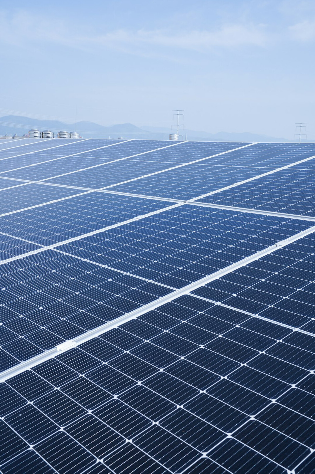 solar panels field